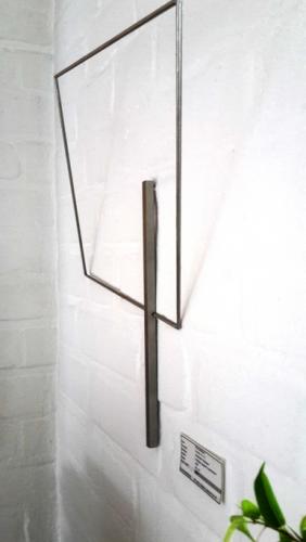 Zins Guenther Edelstahl Skulptur sign 2007 19v25 320 €