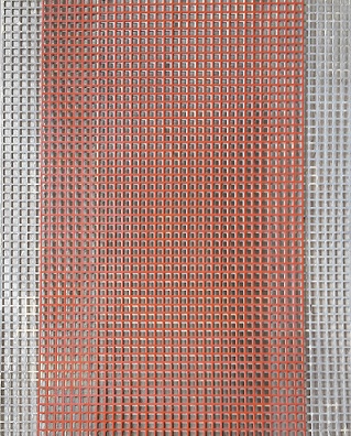 gruppe x 1967 rot weiße Gitter 54x56 230€